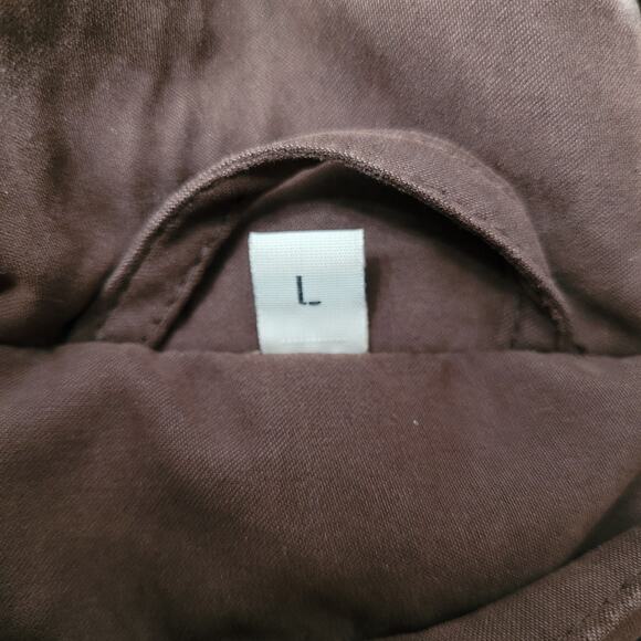 Preswick & Moore Womens Brown Detachable Interior Lining Hooded Nylon Jacket L - Picture 11 of 12